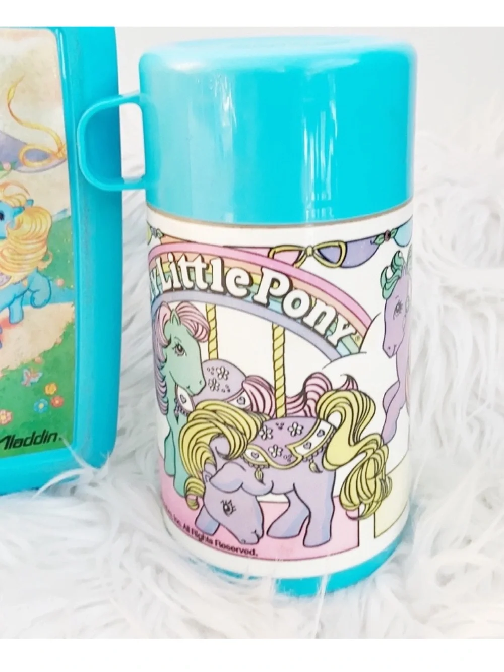 Vintage 1980s My Little Pony Lunchbox & Flask